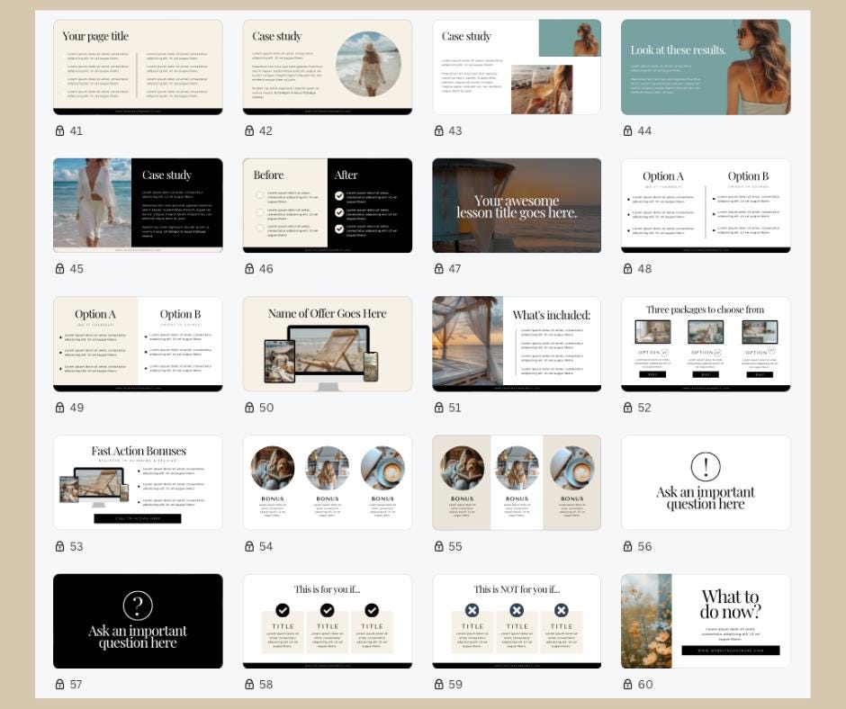Professional DFY Canva Presentation Template with MRR & PLR - Boundless PLR