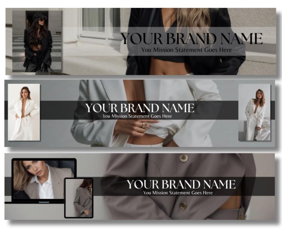 Customizable Etsy Shop Branding Banners | Editable Canva Templates with MRR & PLR Resell Rights - Boundless PLR