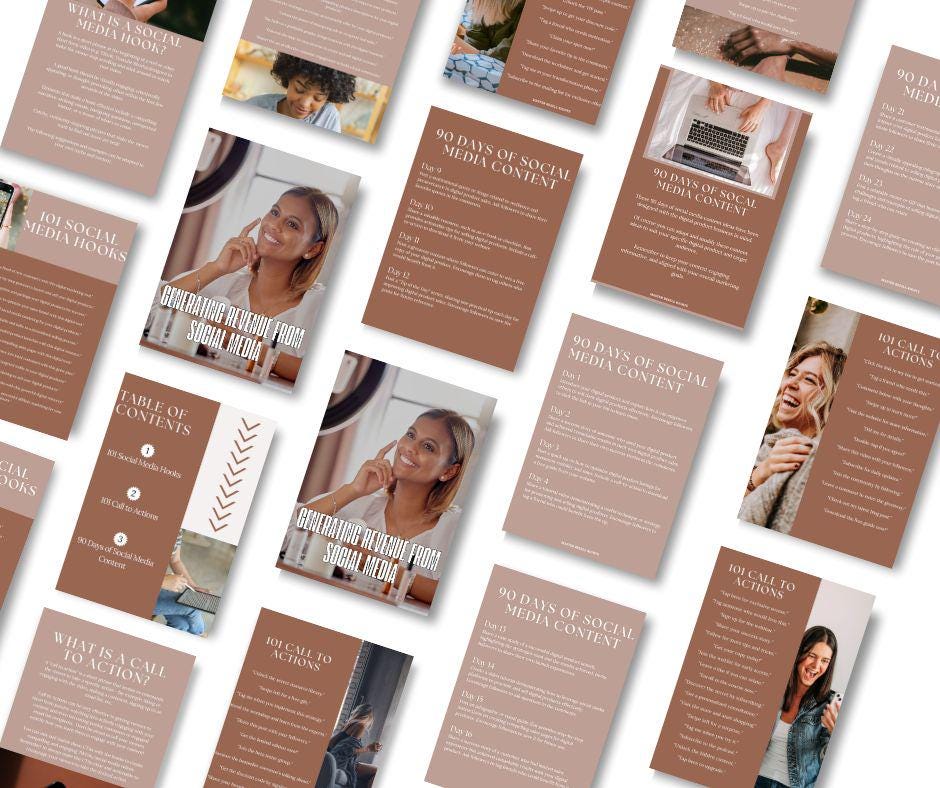 Social Media Monetization Guide | Editable Canva Templates with PLR & MRR - MRR Products to Sell - Boundless PLR