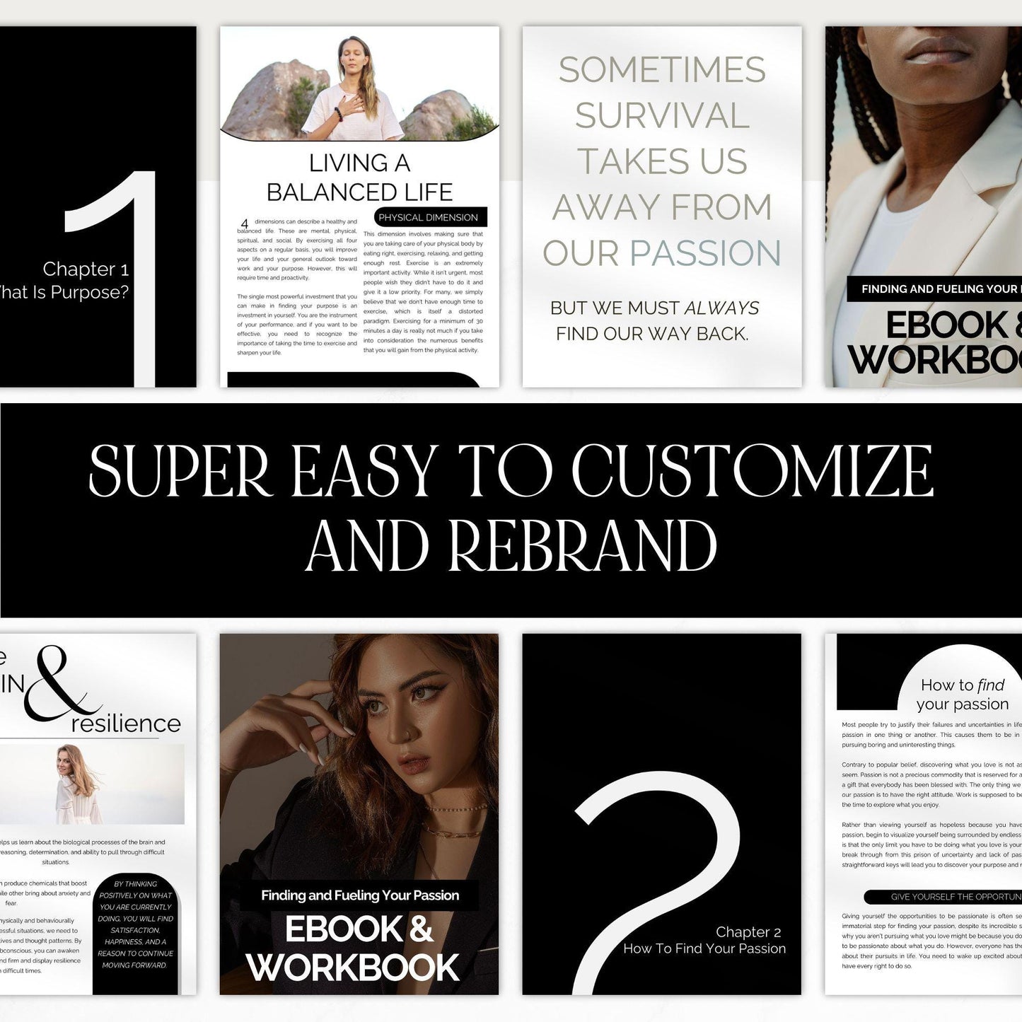 Finding & Fueling Your Passion Ebook & Workbook | MRR + PLR Resell Rights