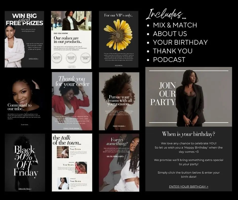 30 Done-for-You Email Templates | Canva Editable | MRR & PLR Resell Rights - MRR Marketing - Boundless PLR