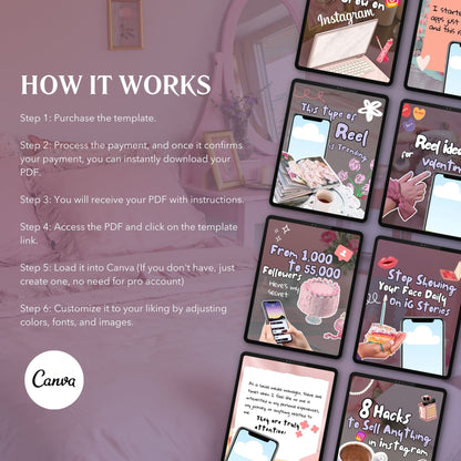 Instagram Carousel Cover Templates Bundle – 60 Canva Hook Slides | MRR + PLR (4:5) Boundless PLR