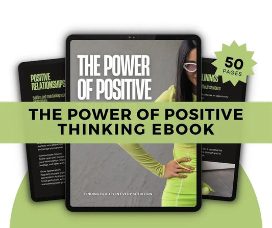 The Power of Positive Thinking Ebook | Canva Editable with PLR + MRR Boundless PLR