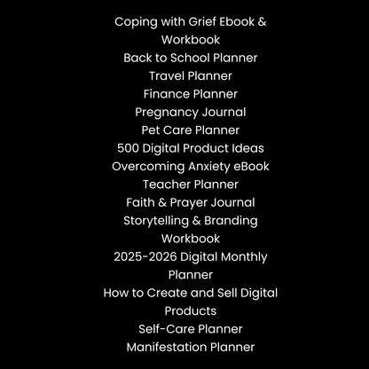 Digital Planner PLR Bundle Boundless PLR