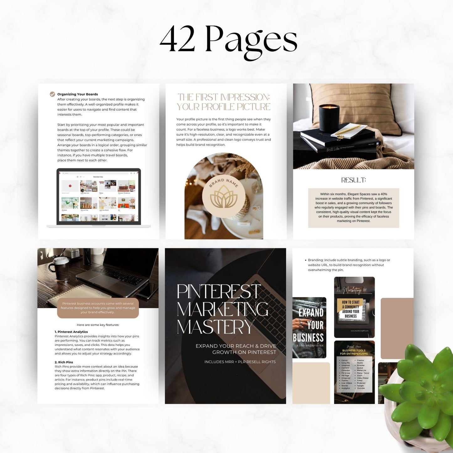 Pinterest Marketing Mastery | Editable PLR & MRR Digital Guide - Ebook | Guides - Boundless PLR