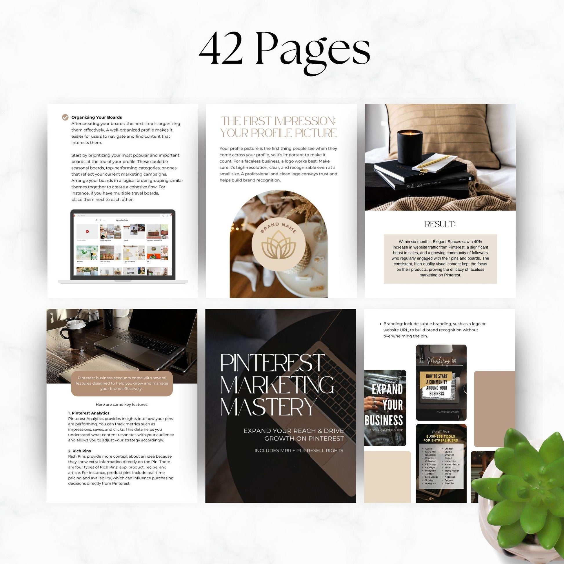 Pinterest Marketing Mastery | Editable PLR & MRR Digital Guide - Ebook | Guides - Boundless PLR