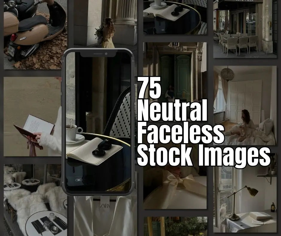 Neutral Faceless Stock Photos – 75 Ai Editable Images with PLR & MRR Rights Boundless PLR