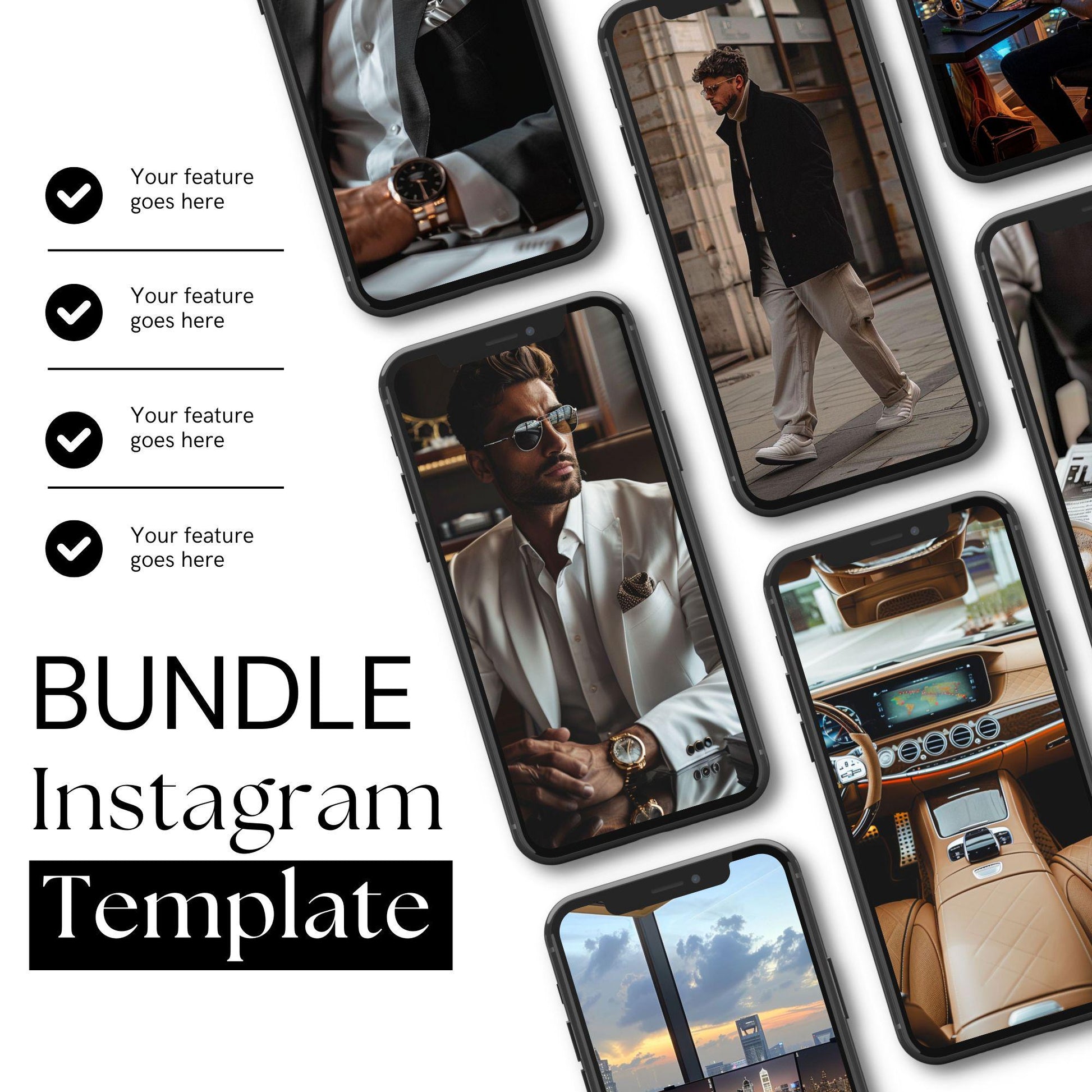 The Julian Luxe Set – 300 AI-Generated Masculine Luxury Stock Photos - Images & Reels - Boundless PLR