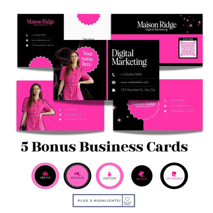 Social Media Templates PLR, 50 Editable Canva Instagram Posts | MRR & PLR Boundless PLR