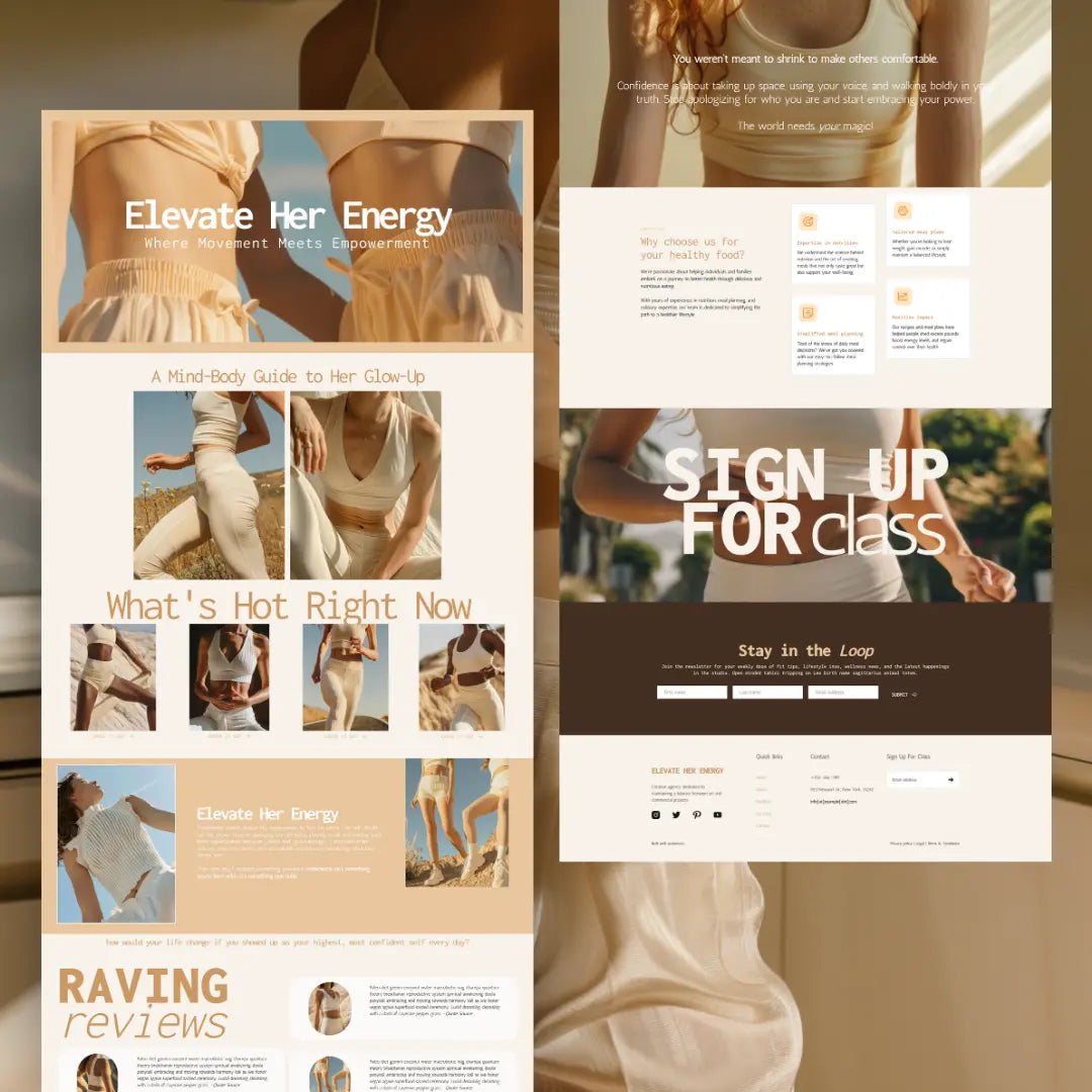 Systeme.io Templates, PLR/MRR Systeme.io Funnel Template + Faceless Fitness AI Stock Image Bonus Boundless PLR