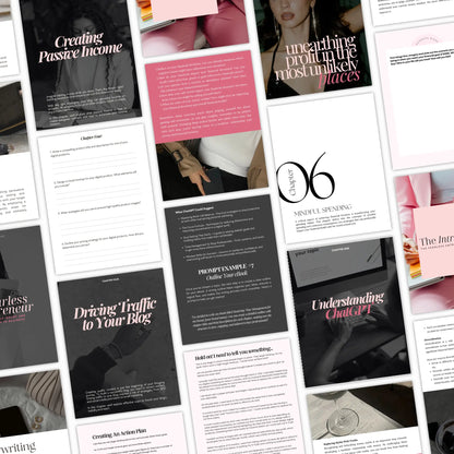 Elysian Noir Canva Templates Bundle | Editable PLR + MRR Boundless PLR