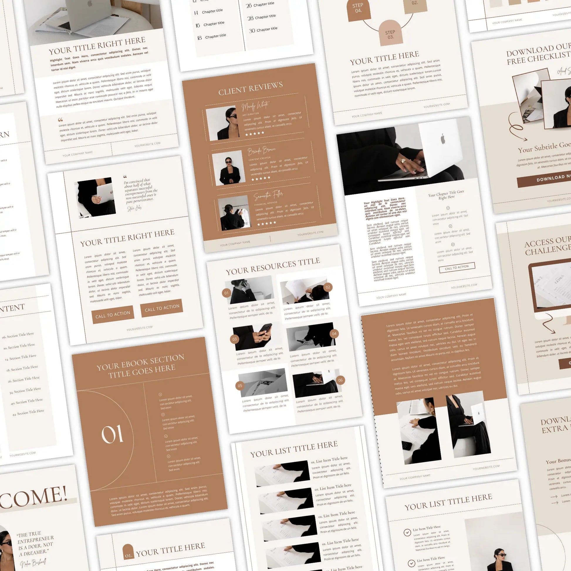 Lead Magnet Template – 33 Page Canva Editable Design with MRR & PLR Resell Rights Boundless PLR