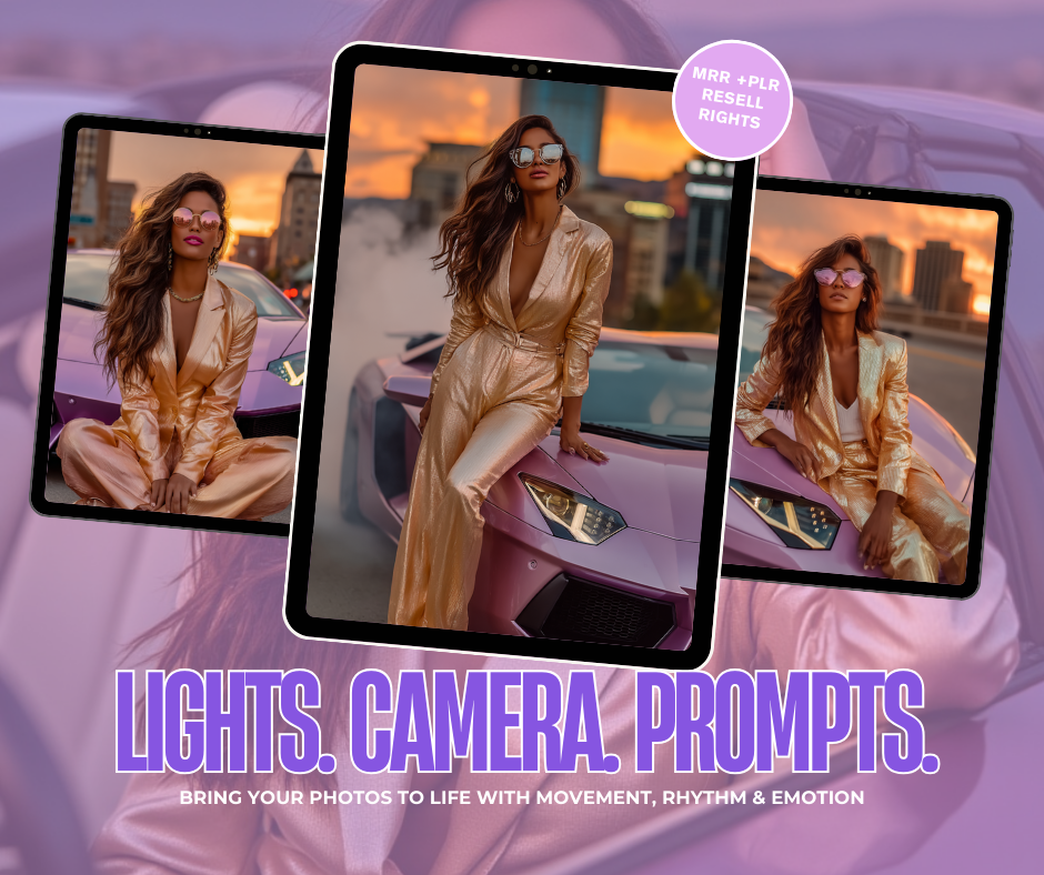 Director’s Cut — Cinematic AI Prompt Pack (Includes PLR + MRR Rights) Boundless PLR