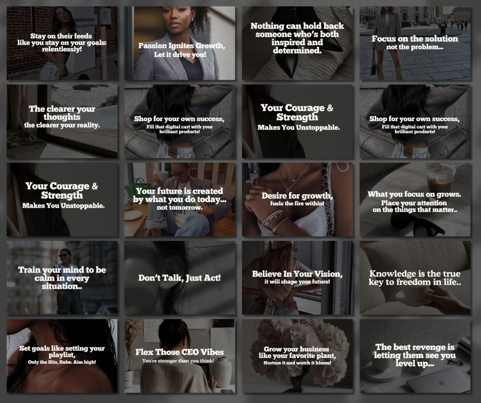 Canva Editable CEO Mindset Email Marketing Banners | MRR & PLR Resell Rights | Selling Master Resell Rights Products Online
