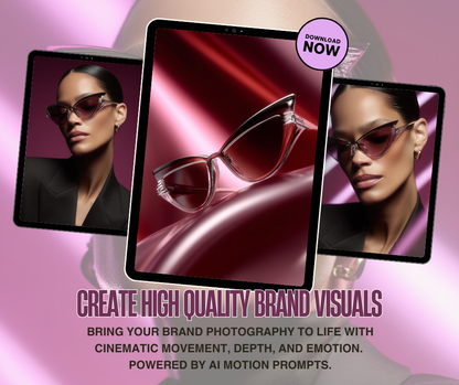 Motion FX Prompt Pack | Canva Editable Guide | Image to Video | Cinematic Reels | PLR + MRR