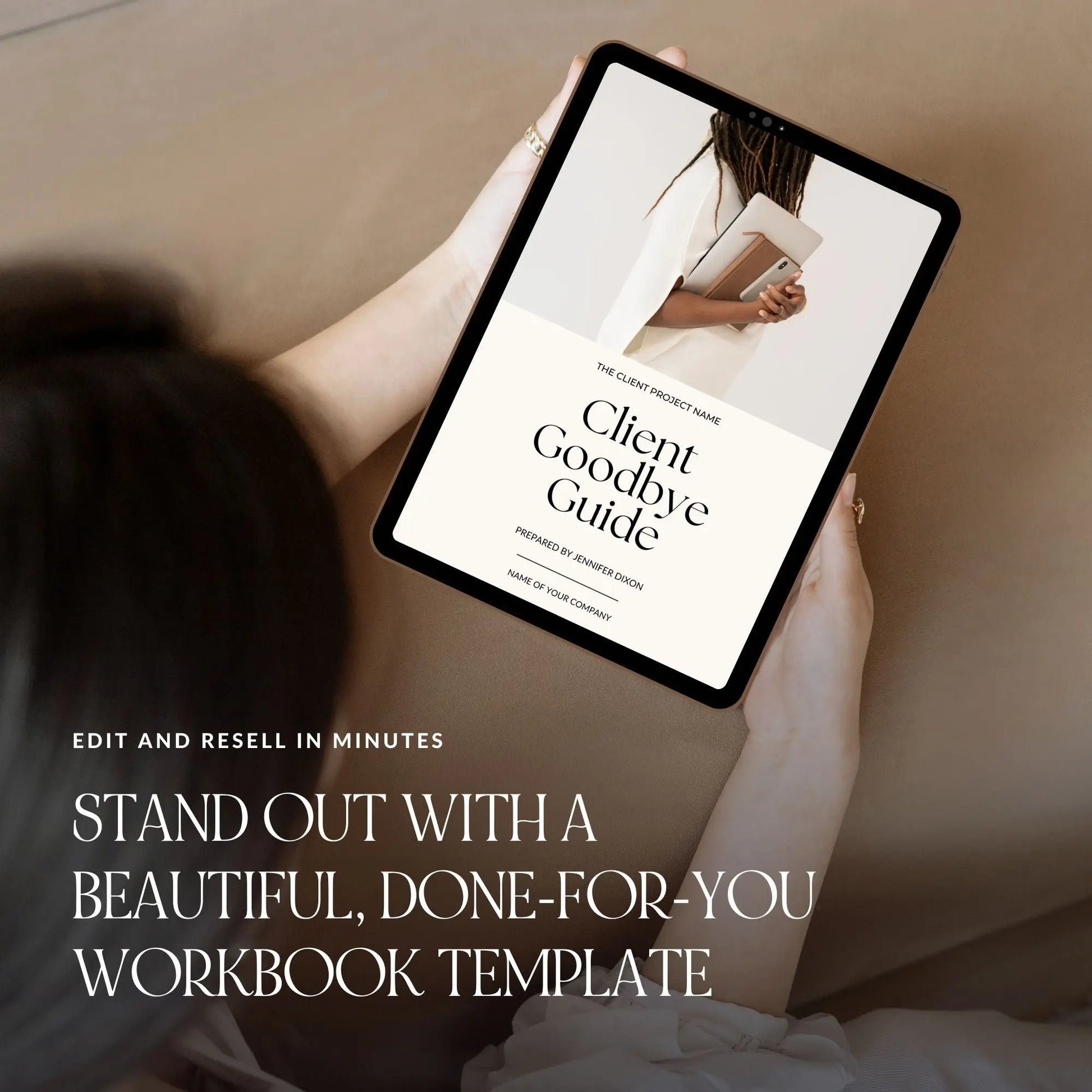 Client Offboarding Guide Template – Canva Editable Goodbye Packet with PLR + MRR Rights Boundless PLR