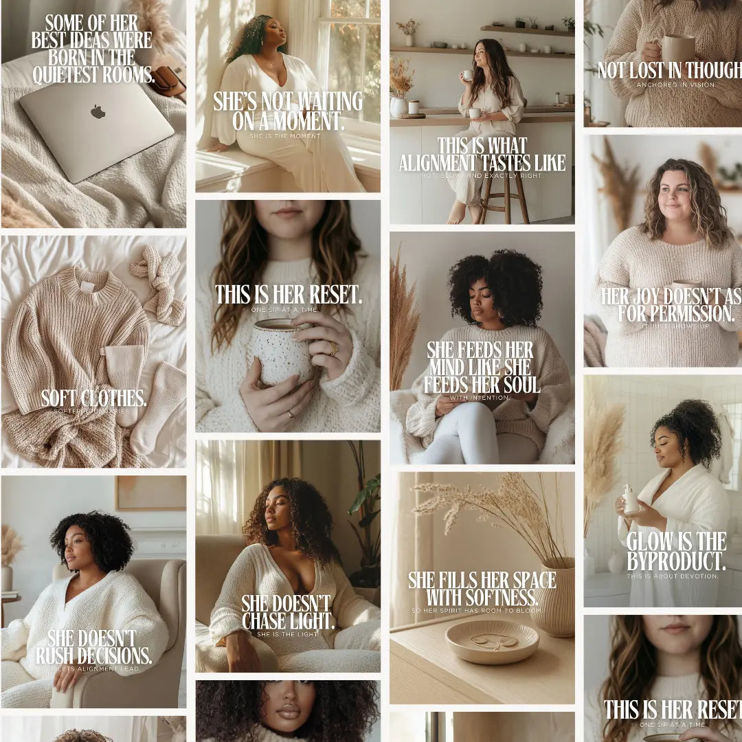 Instagram Templates for Coaches — 50 Canva Posts with PLR & MRR Rights Boundless PLR