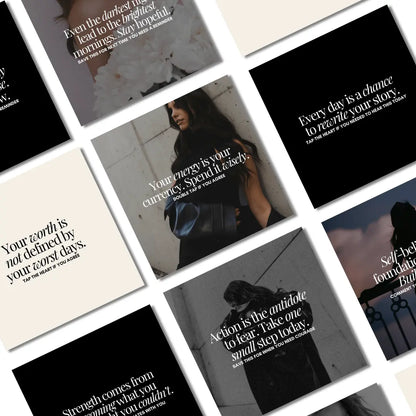 Momentum Mastery Affirmation Bundle, PLR Canva Templates, MRR Affirmation Content for Digital Product Sellers, Entrepreneurs