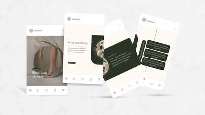 PLR Canva Carousel Templates — Evergreen Carousel Bundle | 7 Editable Social Media Templates with MRR Resell Rights Boundless PLR