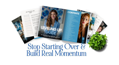 The Leveling Up Guide – Canva Self-Improvement Workbook | PLR & MRR Resell Rights