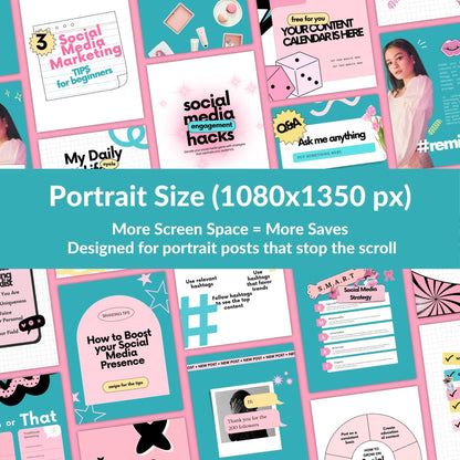 Social Media Management Templates | 60 Editable Canva Instagram Posts | MRR & PLR Resell Rights Boundless PLR