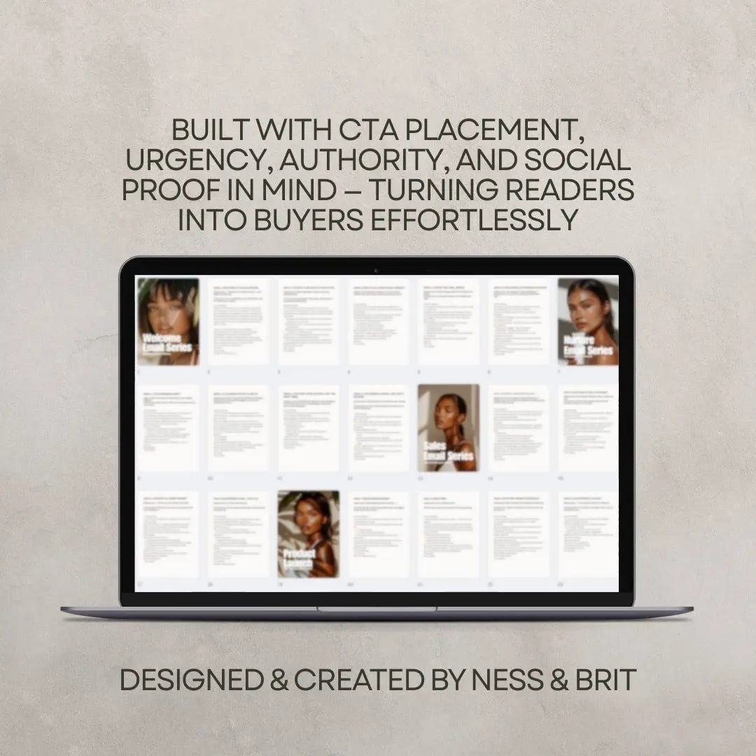 Skincare & Beauty Email Marketing Series | Canva Editable Templates with PLR & MRR Resell Rights Boundless PLR