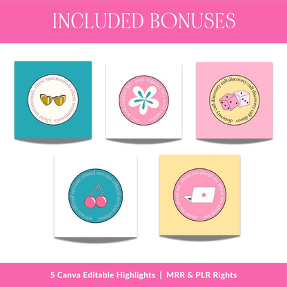 Social Media Management Templates | 60 Editable Canva Instagram Posts | MRR & PLR Resell Rights Boundless PLR