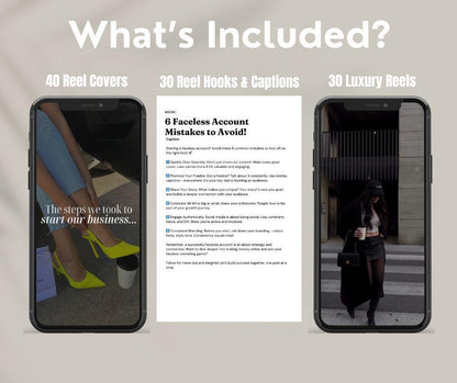 Instagram Reels Bundle Vol. 2 | Reels, Hooks, Captions & Covers with MRR + PLR - DFY Reels - Boundless PLR