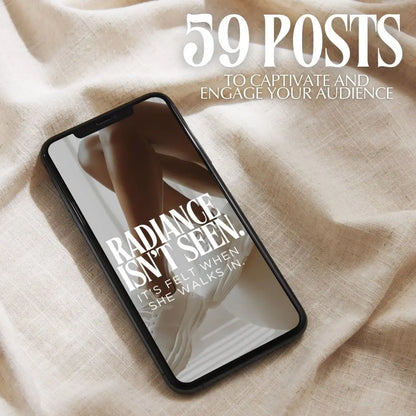 Flow & Found Instagram Templates — 59 Canva-Editable Posts with PLR & MRR Rights Boundless PLR