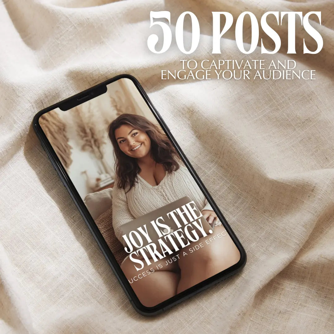 Instagram Templates for Coaches — 50 Canva Posts with PLR & MRR Rights Boundless PLR