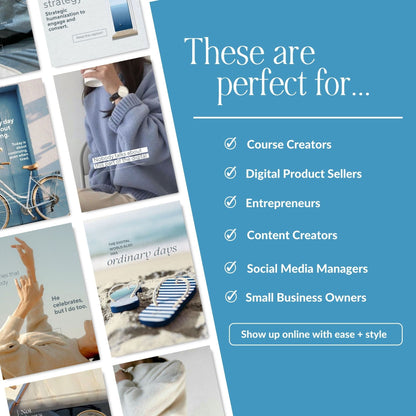 The Mindful Marketer: 50 Strategic Instagram Portrait Templates (MRR & PLR) Boundless PLR