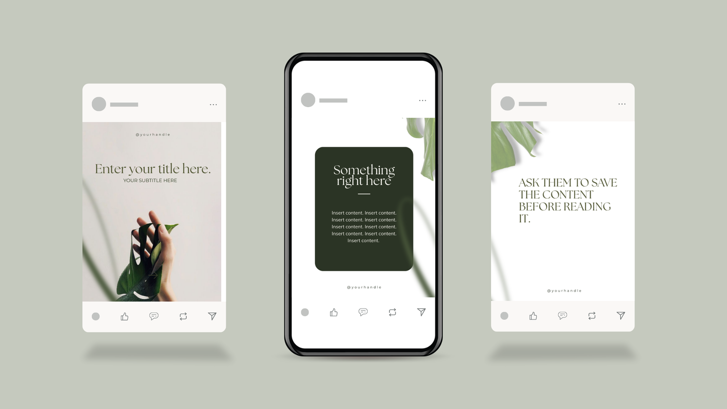 PLR Canva Carousel Templates — Evergreen Carousel Bundle | 7 Editable Social Media Templates with MRR Resell Rights Boundless PLR