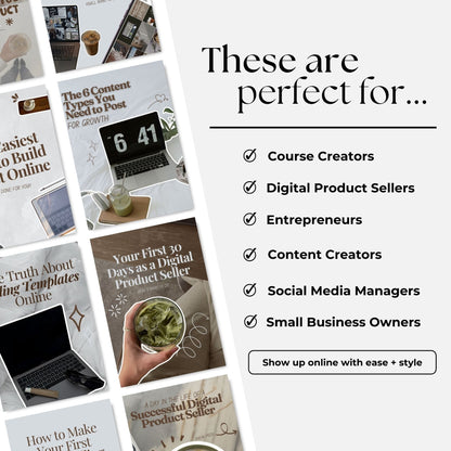 Instagram Templates Canva | Coaching Instagram | 400+ Bonus Stickers & Grid Planners | MRR + PLR Resell Rights Boundless PLR