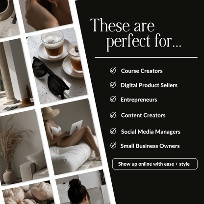 Minimalist Stock Photos Bundle with PLR & MRR Rights | 205 AI Images