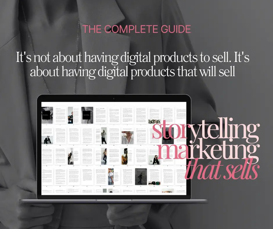 Storytelling that Sells Marketing eBook: Canva Editable Template with PLR & MRR Rights Boundless PLR