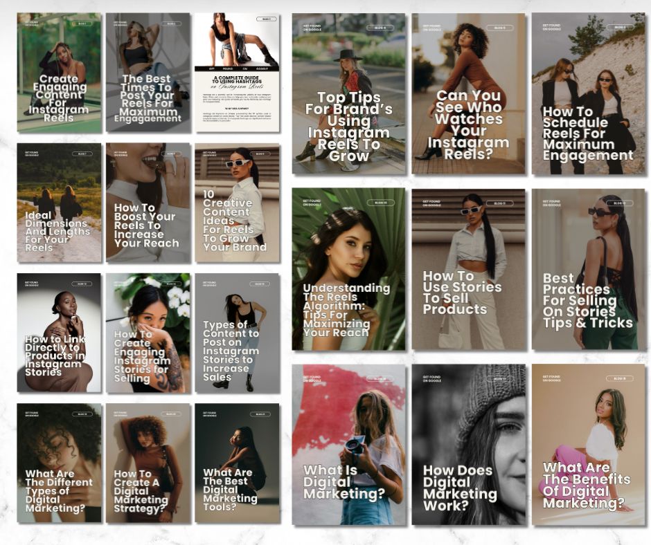 Title: 21 Done-for-You Blog Posts Bundle | Canva Editable | MRR & PLR Resell Rights - MRR Marketing - Boundless PLR