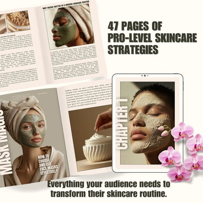 Mask Magic Canva Guide – Editable Skincare eBook with PLR & MRR Resell Rights Boundless PLR