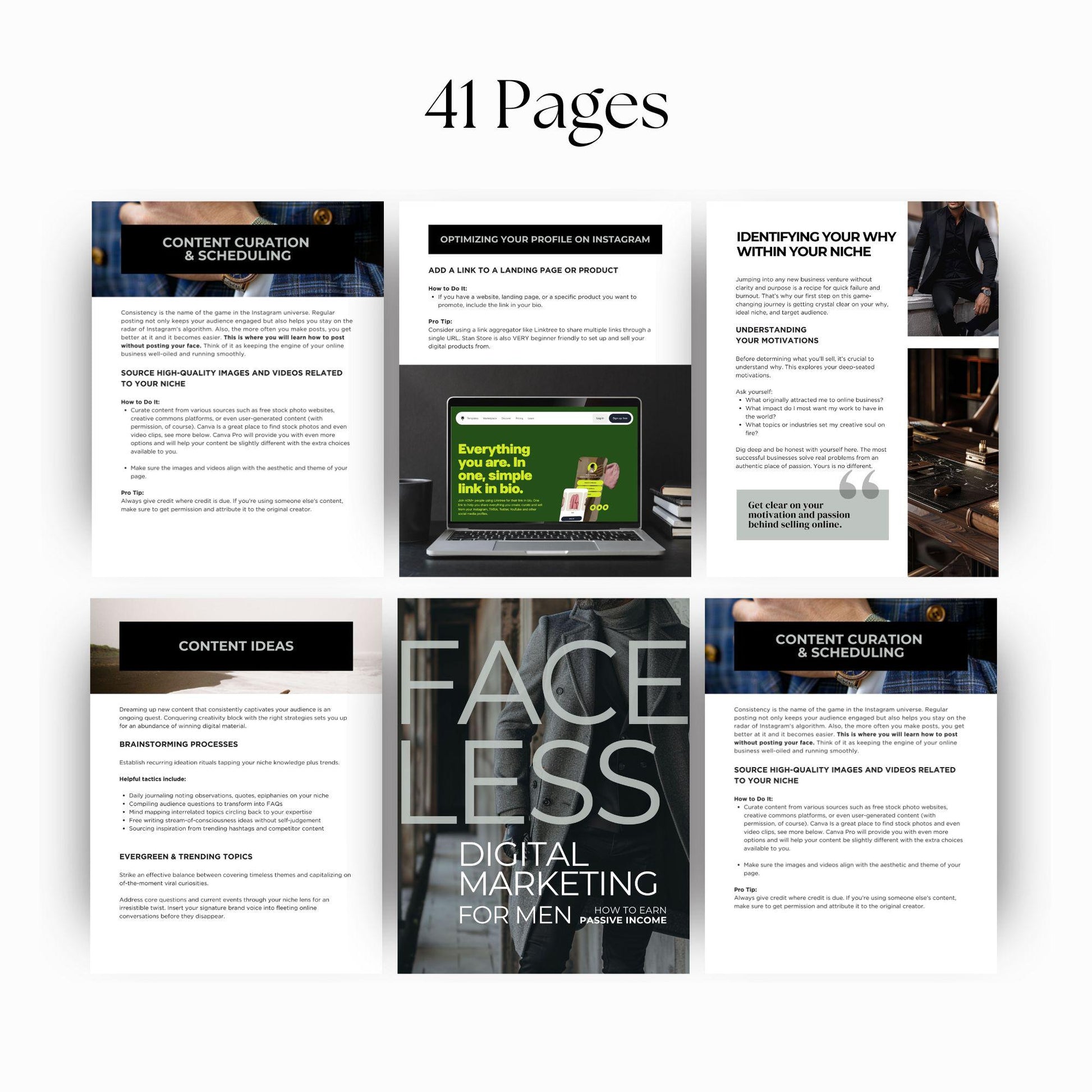 The Julien Collection: Men’s Faceless Digital Bundle | PLR & MRR Resell Rights - PLR Bundle - Boundless PLR