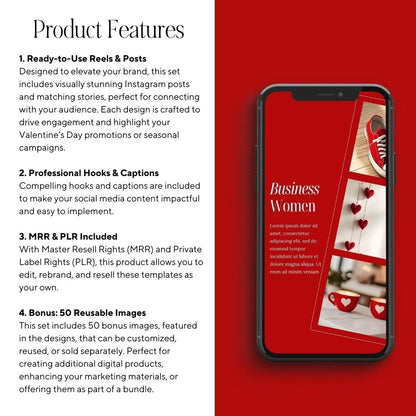 a cell phone with a business woman ad on it