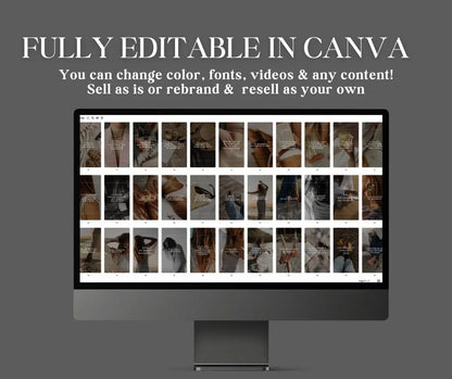 77 Positive Affirmation Instagram Story Templates – Canva Editable with PLR & MRR for Coaches, Creators & Digital Sellers Boundless PLR
