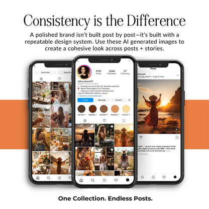 Golden Sunset AI Stock Images | 102 Aesthetic Lifestyle Photos | Canva | MRR PLR Digital Products Boundless PLR