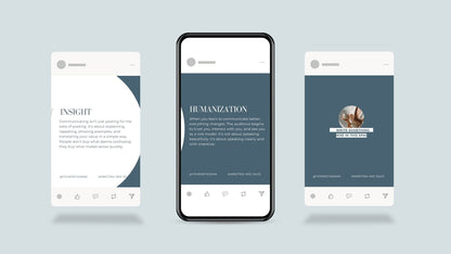 Seamless Instagram Carousel Templates (10) — Canva Editable + PLR/MRR Rights Boundless PLR