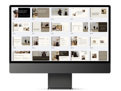 Canva Editable Slide Deck Template – 150 Slides | MRR & PLR Resell Rights + Bonus Pinterest Mastery Guide Boundless PLR