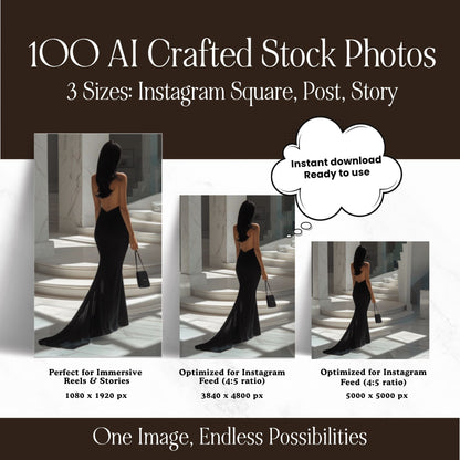 Dark & Moody AI Stock Images | 100 Aesthetic Lifestyle Photos | MRR PLR Digital Products Boundless PLR