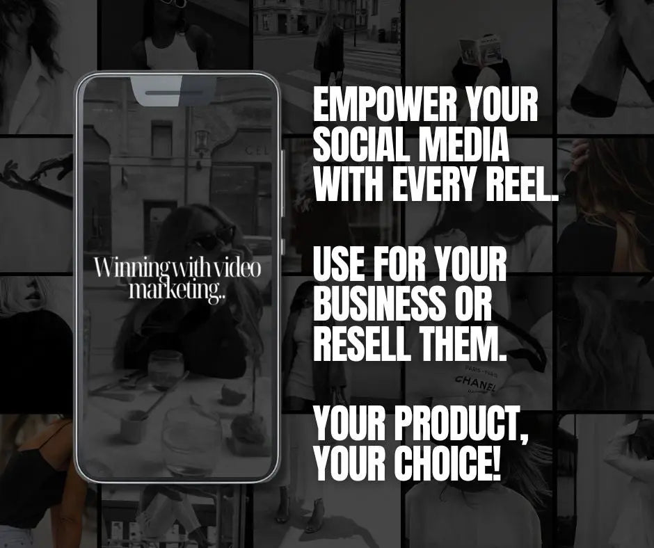 Dark & Modern Instagram Reel Covers – 60+ Canva Templates with MRR & PLR Boundless PLR