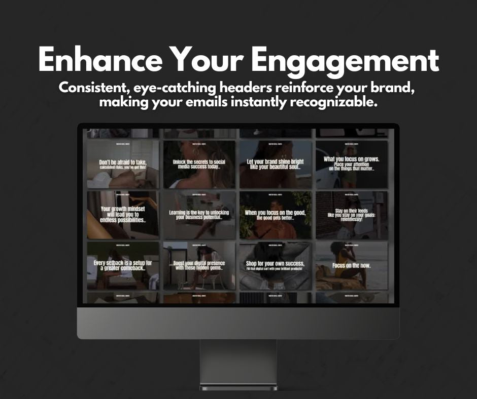 Canva Editable CEO Mindset Email Marketing Banners | MRR & PLR Resell Rights | Selling Master Resell Rights Products Online