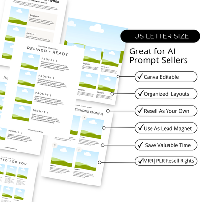 Prompt Guide Template – Canva Editable + Private Label Rights (PLR) & Master Resell Rights (MRR) Boundless PLR