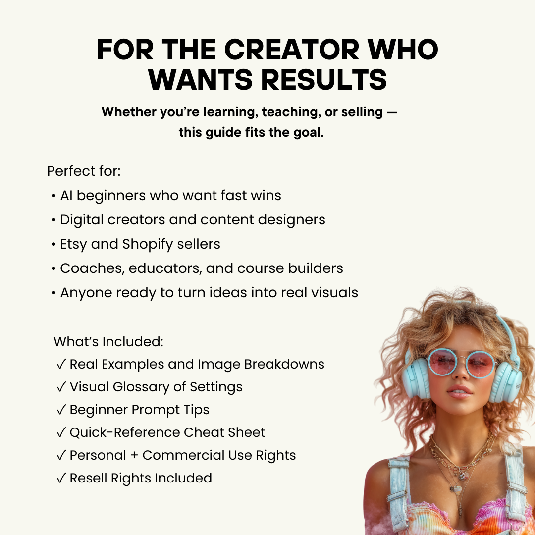 MidJourney 101 Guide — Create Professional AI Images With Confidence | Canva Editable | MRR + PLR Boundless PLR