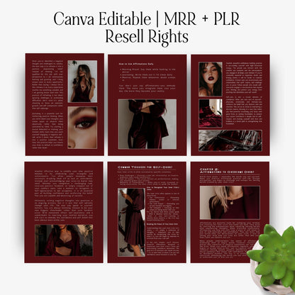 PLR Confidence Ebook | Editable Canva Template with Resell Rights