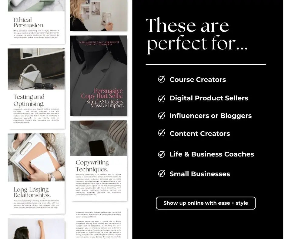 Persuasive Copywriting eBook: Canva Editable + PLR & MRR Rights Boundless PLR